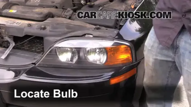 2002 Lincoln LS 3.9L V8 Luces Luz de carretera (reemplazar foco) 